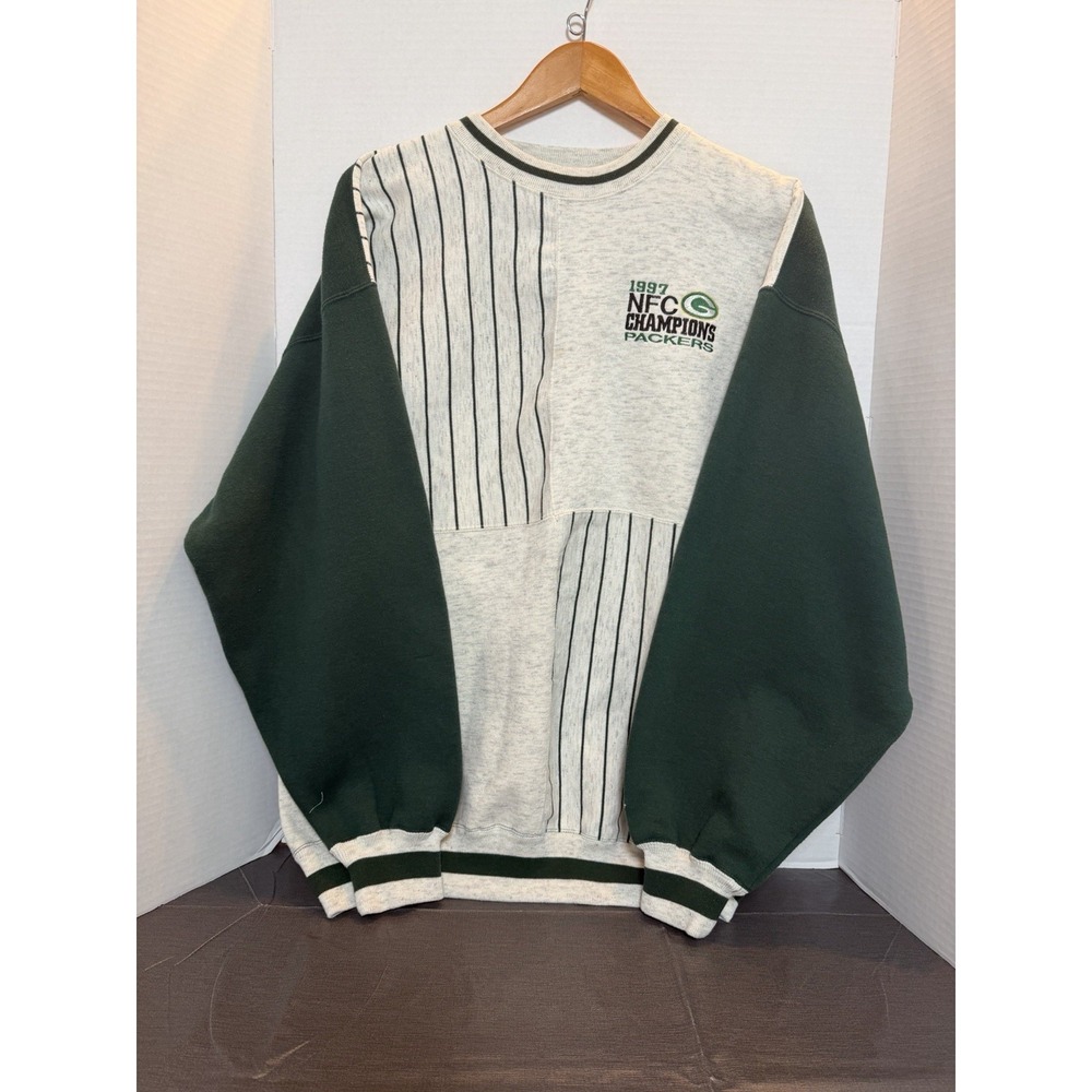 Vintage Brandon Sportswear Green Bay Packers Crewneck Sweatshirt Size Xl 136
